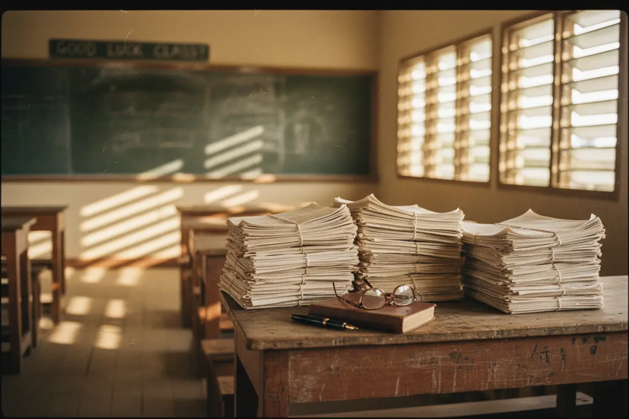 A photograph placed by Tunde